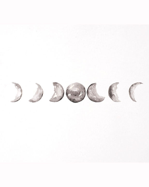 Moon Phases 11x14 Art Print