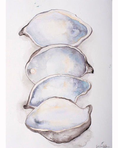 Oysters 11x14 Art Print