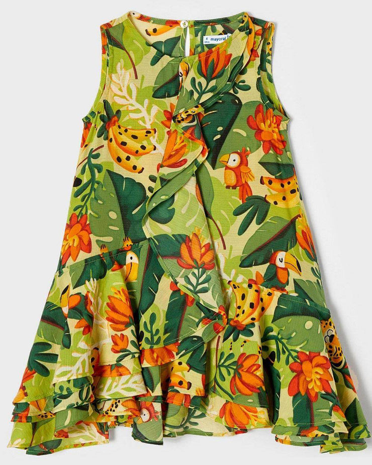 Jungle Toucan Printed Dress