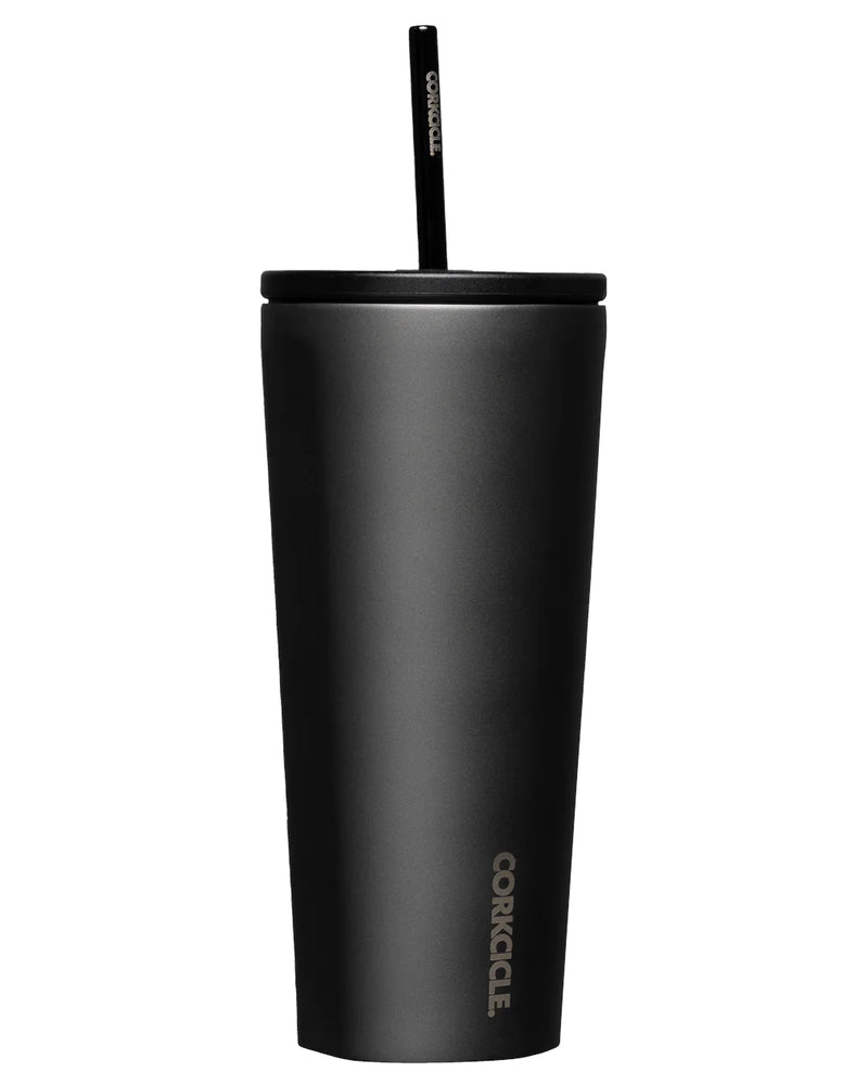 Magnolia White 24oz Cold Tumbler with Straw - Magnolia