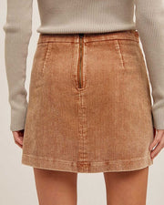 High Class Corduroy Mini Skirt
