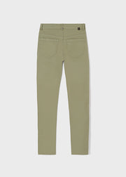 5 Pocket Slim Fit Basic Pants Big Kid - Green