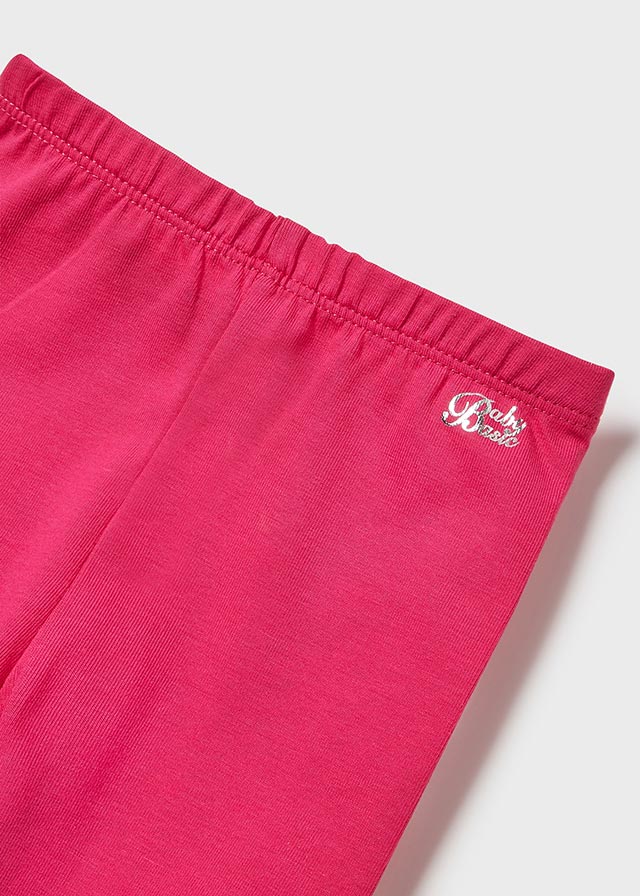 Basic Cropped Leggings - Pink