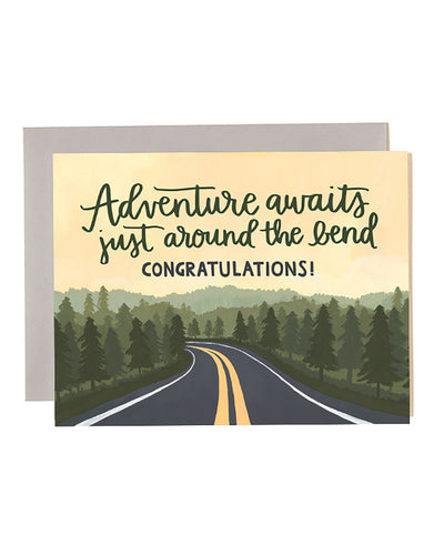 Adventure Road Greeting Card