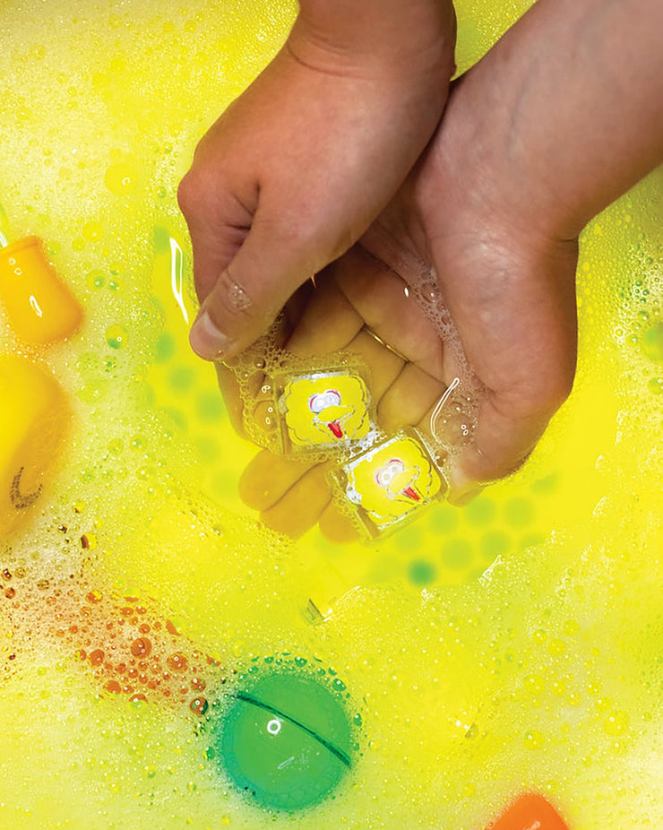 Glo Pal Water-Activated Light-Up Sensory Toy Refill Cubes - Big Bird Sesame Street