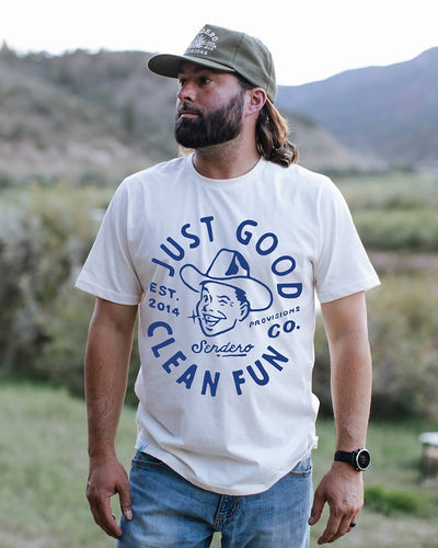 Good Clean Fun Tee - Vintage White