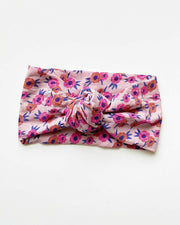 Knotted Darling Floral Nylon Headband