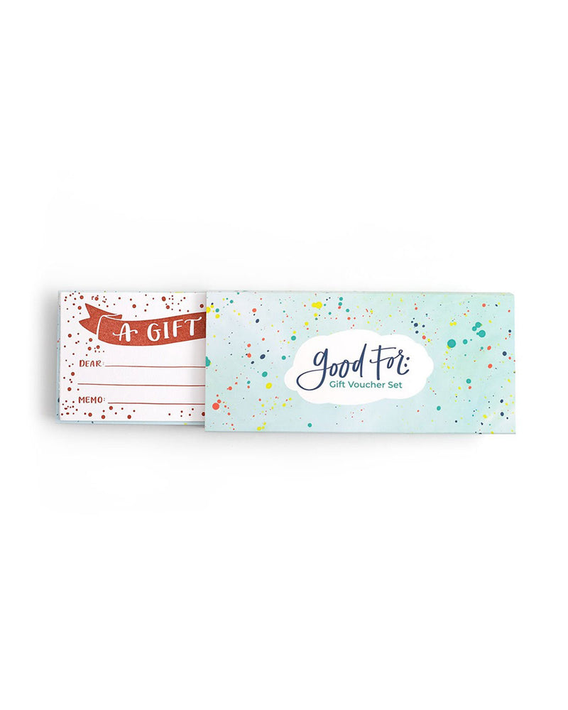 Good For: Speckled Gift Voucher Set