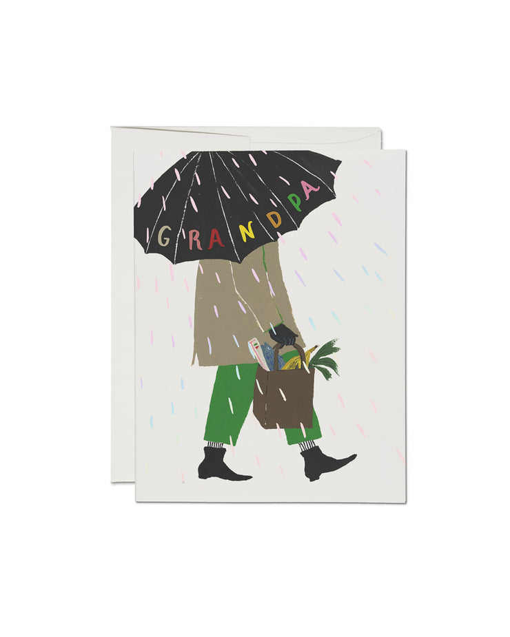 Grandpa's Umbrella Greeting Card
