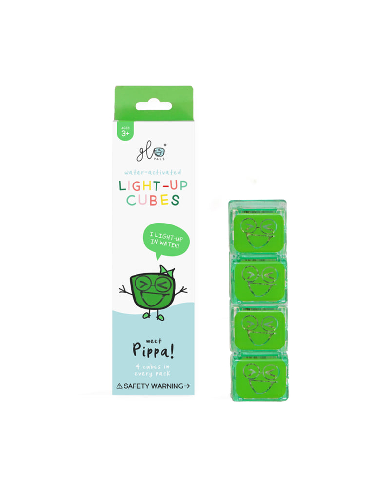 Glo Pal Water-Activated Light-Up Sensory Toy Refill Cubes - Green
