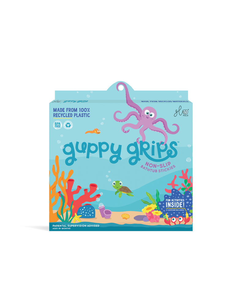 Guppy Grips Non-Slip Bathtub Stickers