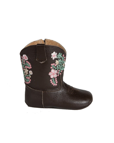 Genuine Leather Baby Cowboy Boots - Juliet Brown
