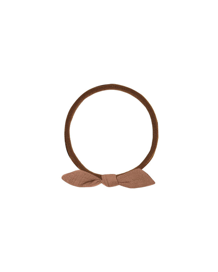 Sienna Brown Little Knot Headband by Quincy Mae