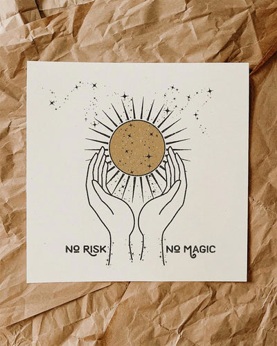 No Risk. No Magic. Print