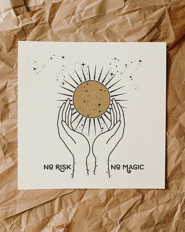 No Risk. No Magic. Print