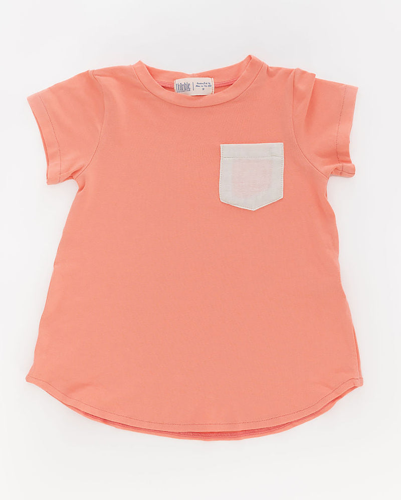 Swing Tee in Vibrant Peach By Thimble Collection