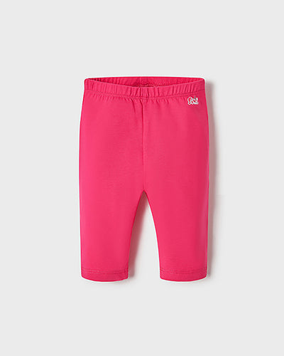 Basic Cropped Leggings - Pink