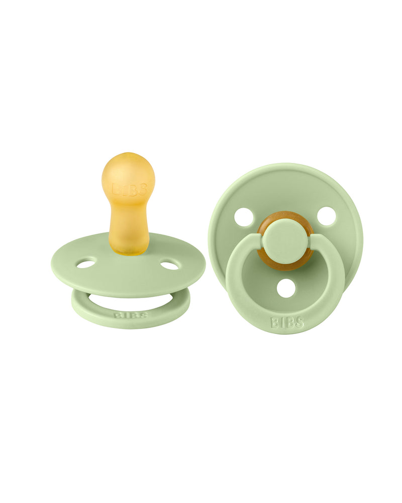 BIBS Pacifier 0-6M Original Latex 2 Pack - Pistachio