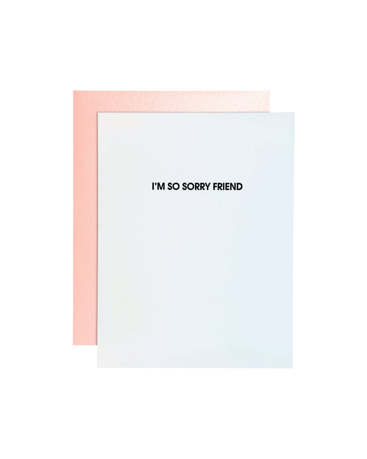 I'm Sorry Friend Greeting Card