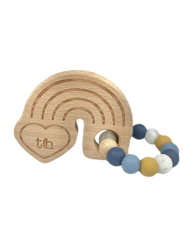 Rainbow Wooden Teether (3 Colors!)