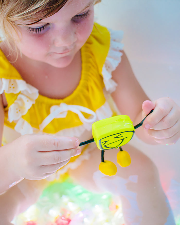 Glo Pal Water-Activated Light-Up Sensory Toy - Alex Yellow