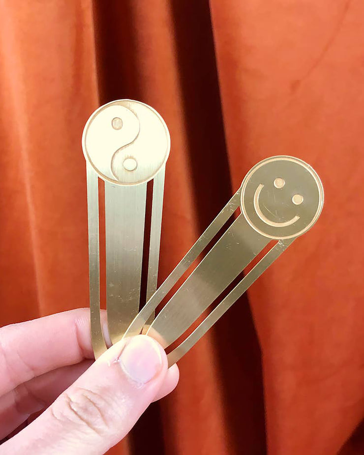 Yin Yang & Smiley Bookmarks