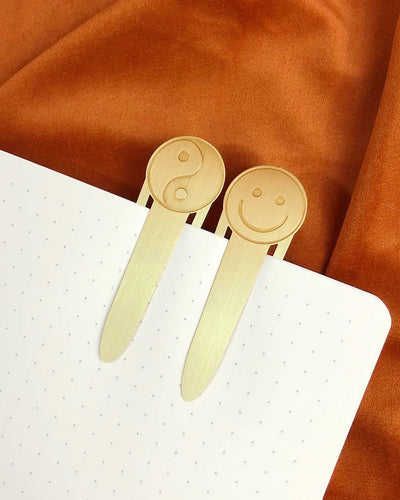 Yin Yang & Smiley Bookmarks